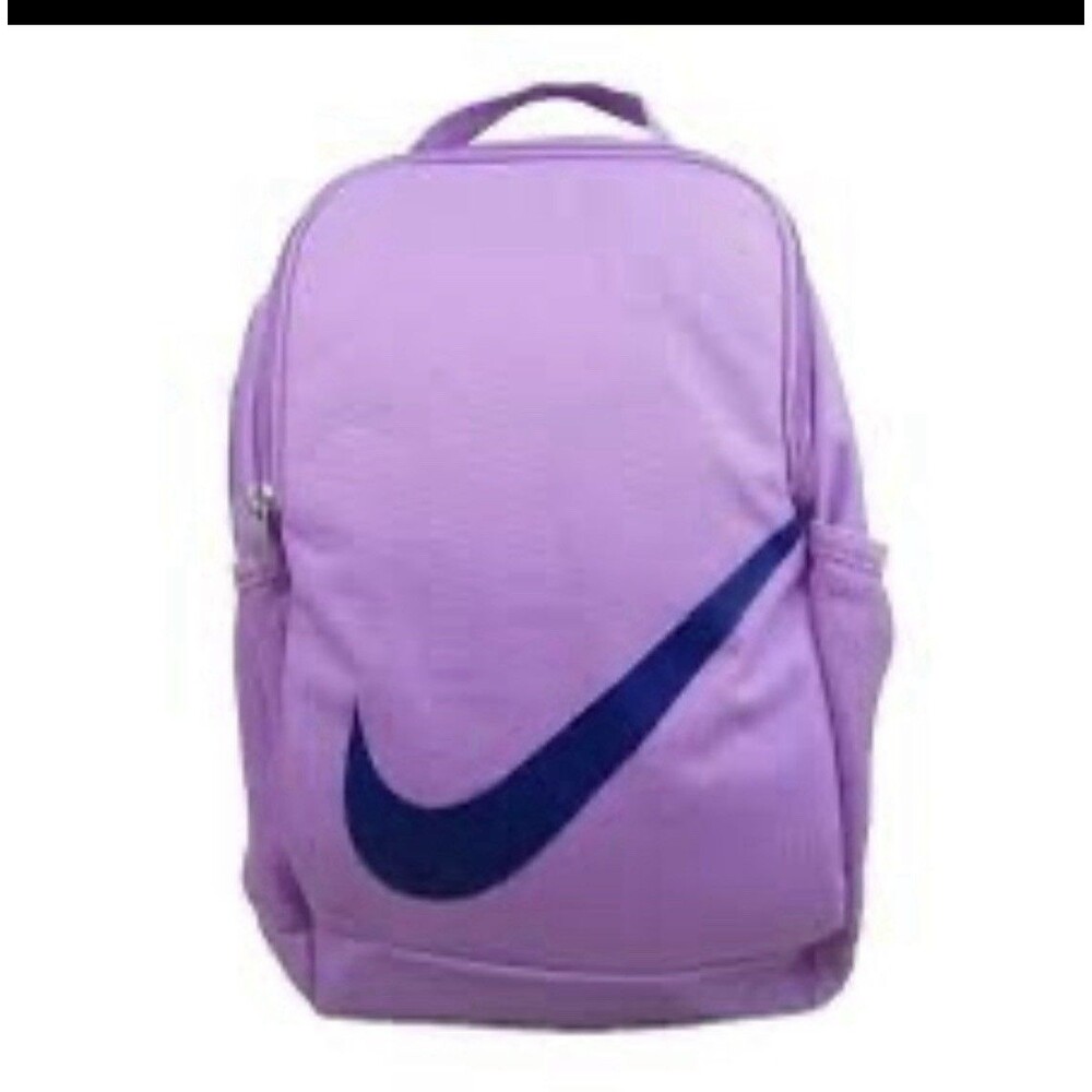 NWT Nike BRASILIA Kids Backpack School Rush Fuschia / Deep Royal Blue